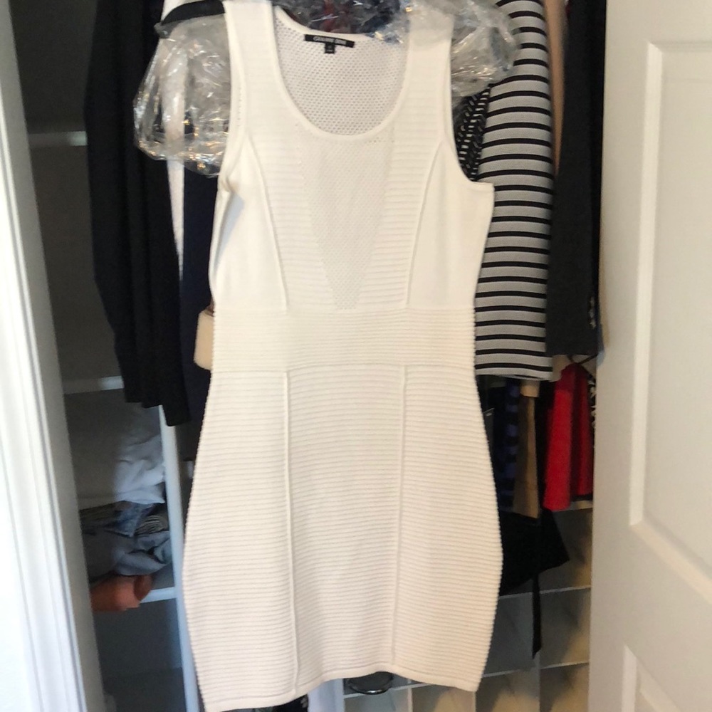 *NWOT* GIANNI BINI white knit dress